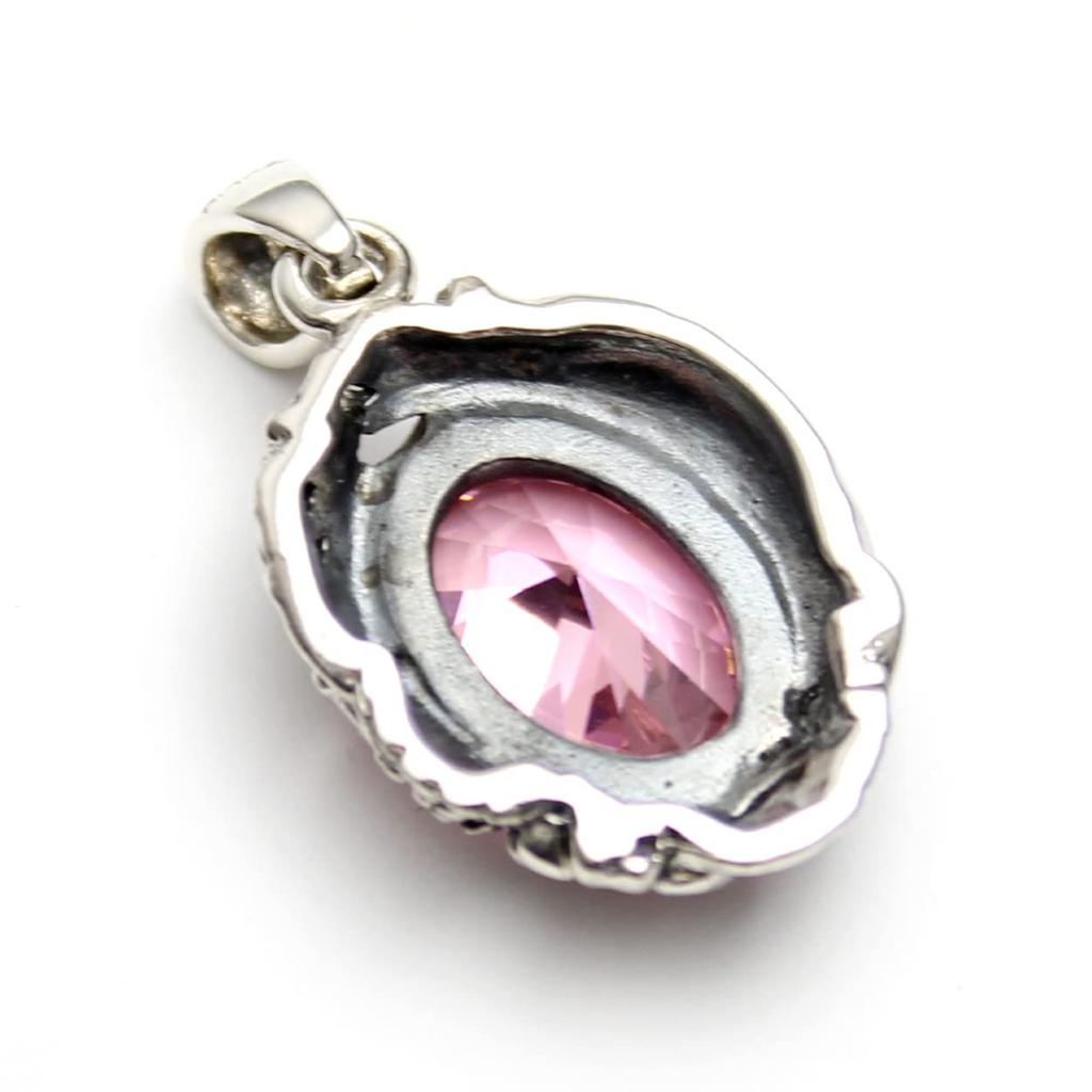 Rabbit, Cherry Blossom, Sterling Silver 925 Pendant Top - Oriental Vibrations