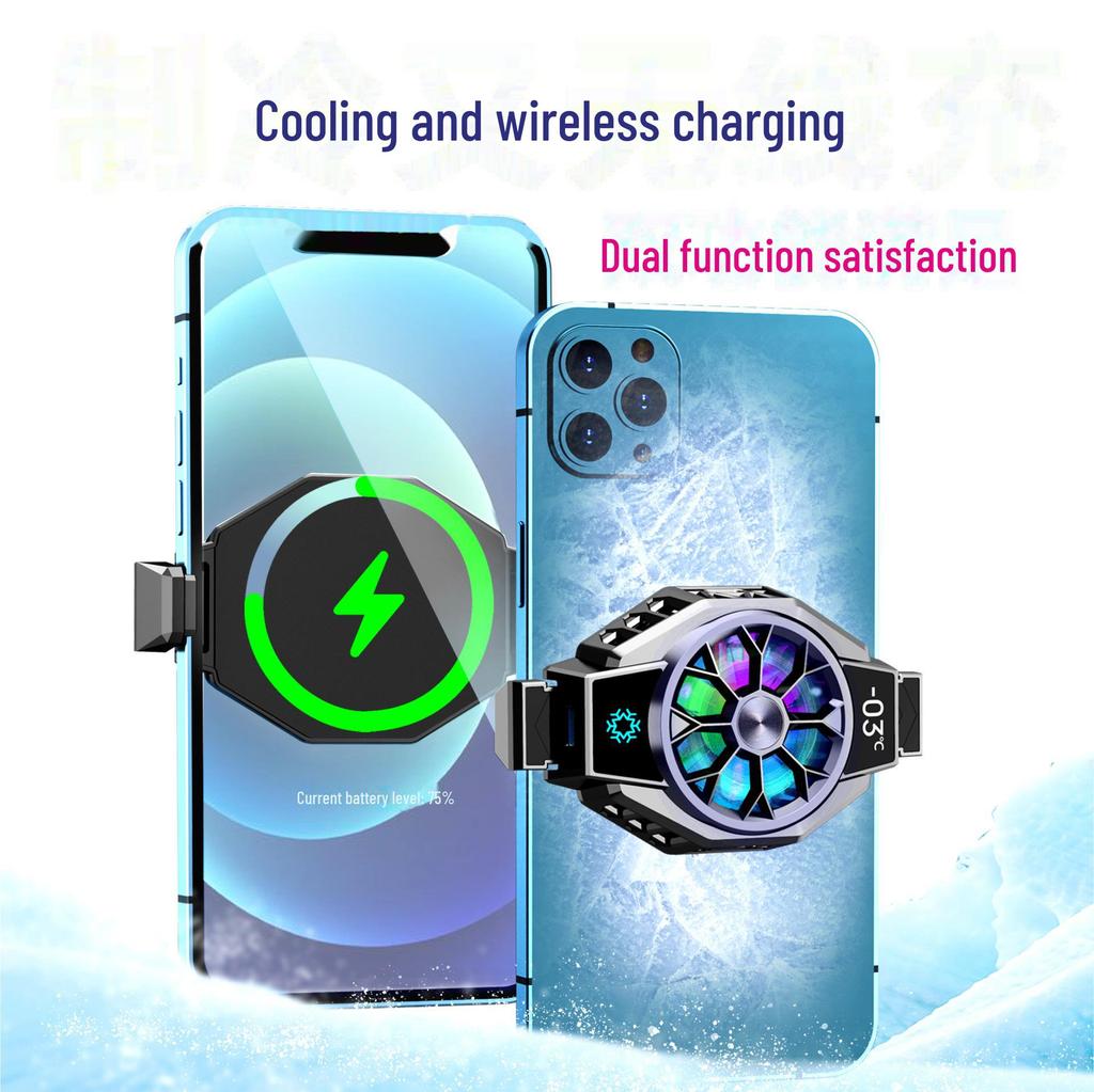 X9 Cep Telefonu Radyatörü: Yarıiletken Soğutmalı ve Dijital Sıcaklık Göstergeli USB Adaptörü