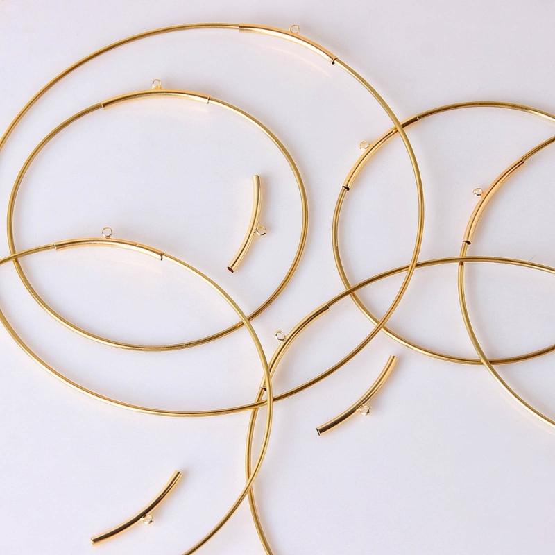 5Pcs Dream Catcher Open Circle Ring Wreath Macrame Hoop Ring for Making Wedding Decors, Wall Hanging Crafts Easy to Use
