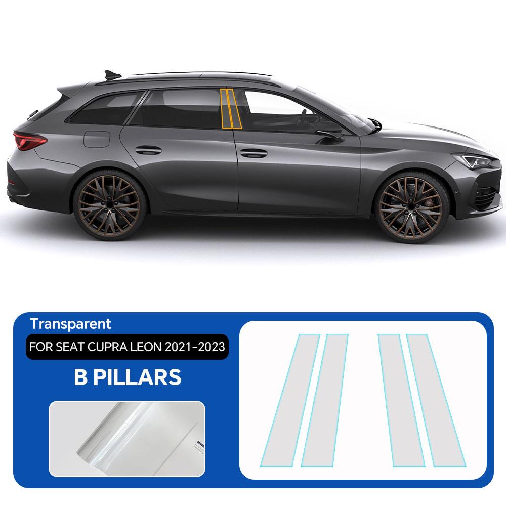Für Seat Cupra Formentor 2024 2025 Scheinwerfer Rückspiegel B-Säulen Lackschutzfolie Kratzfest Schutz Transparent PPF