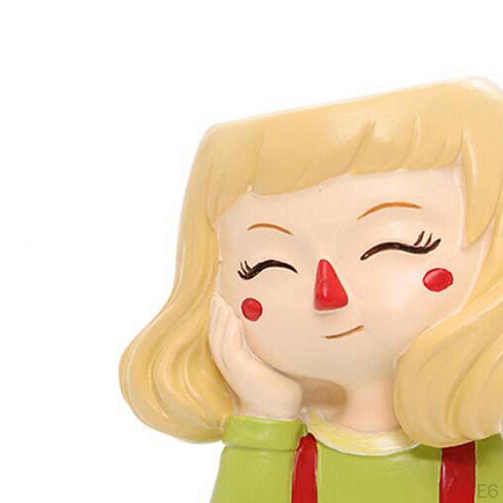 Head Pot er indoor and outdoor Resin er, Cute s Flower Pot, No