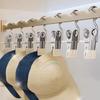 5 Pièces Cintre Pince à Linge Multifonctionnel Crochet à Vêtements Boucle Clip Métallique pour Chapeau Jupe Pantalon Rangement Armoire Vêtements Clips Antidérapants