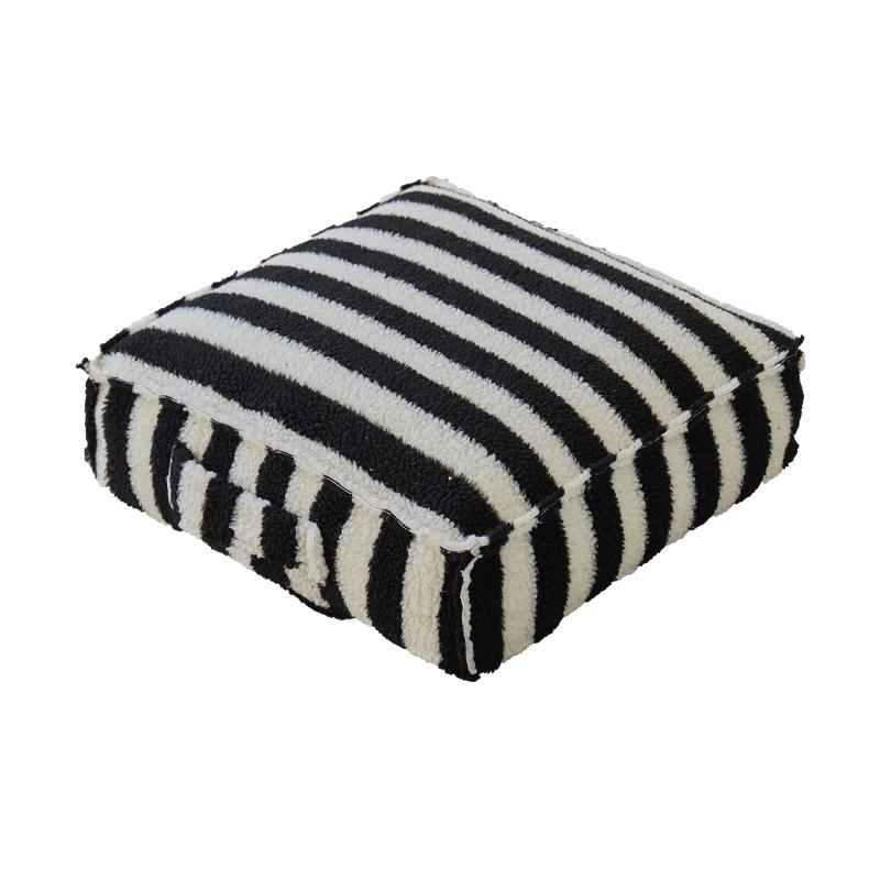 

Чехол для сиденья из плотного бархата и овечьей шерсти, без наполнителя, пуф, пуф, мягкий флис, чехол для подушки для ног, без наполнителя, футон 40X40X15cm