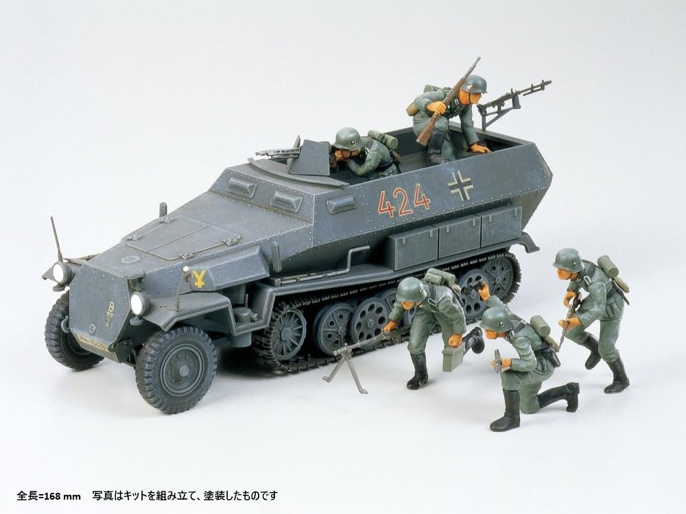 Tamiya Military Miniature Series 20 German Hanomag Personnel Carrier Plastic Model Kit 35020 No. 1/35