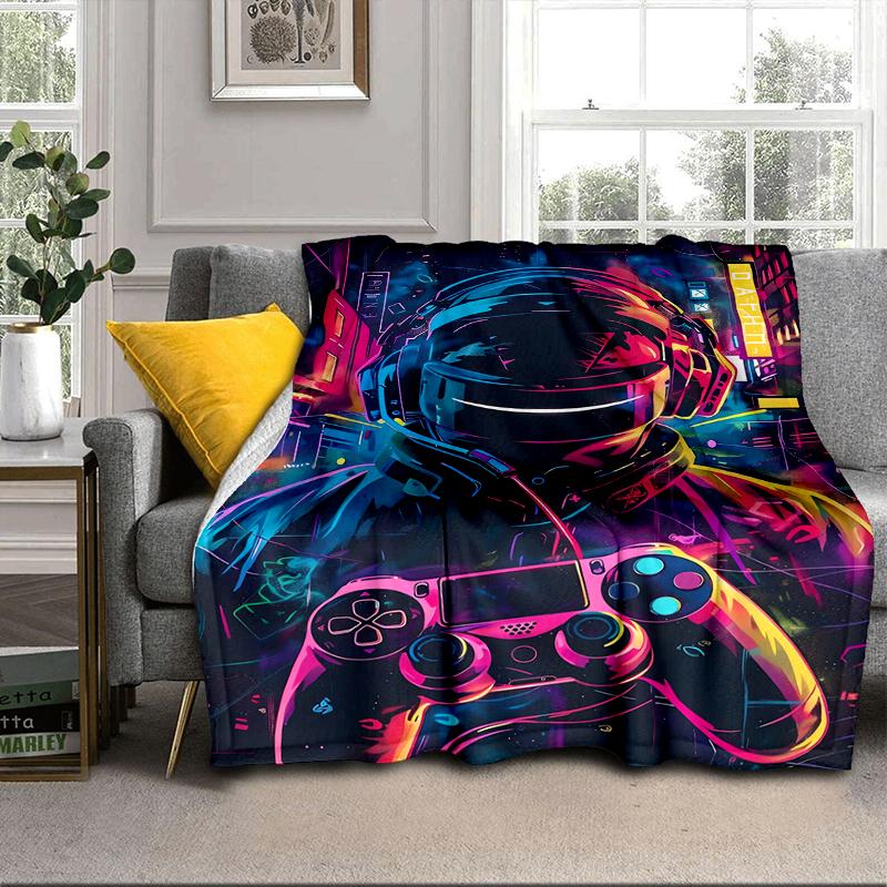 Cyberpunk Gaming Hero Blanket Flannel Blanket Throw Blanket Sofa Cover Blanket Soft Premium Blanket Picnic Blanket Tv Blanket Gifts