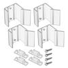 Smooth Sliding Mirrored Door Latches Stable Interior Hardware Simple Installs