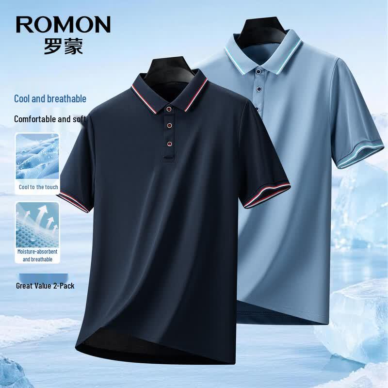 

ROMON Men s Cooling Polo T-Shirt Set 175