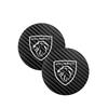2Pcs Car Coasters Leather Water Cup Mat Auto Accessories For Peugeot 408 q 4008 308 3008 Rifter 5008 508 2008 208 301 RCZ 407 108