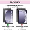 Coque Clavier pour Samsung Galaxy Tab A9 / A11 - Cuir PU Rose avec Clavier + Souris Sans Fil + Stylet