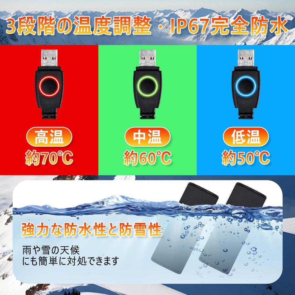 ZPPZ Grip Heater for Motorcycles [Newly Upgraded] USB Grip Heater