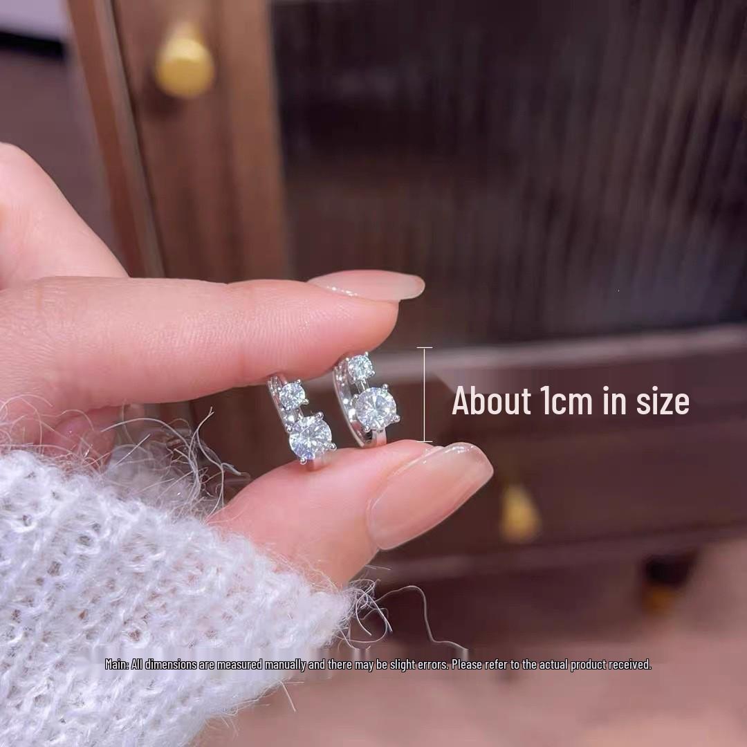 Elegant French Zirconia Ear Cuff - Small Design, High-End Versatile Fashion Accessory