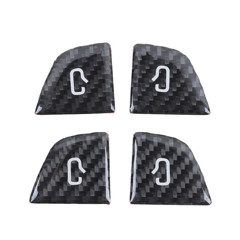 Precisions Fit Door Switches Button Protective Film for Select Model Carbon Fiber Resin Car Interior Upgrades Accessory