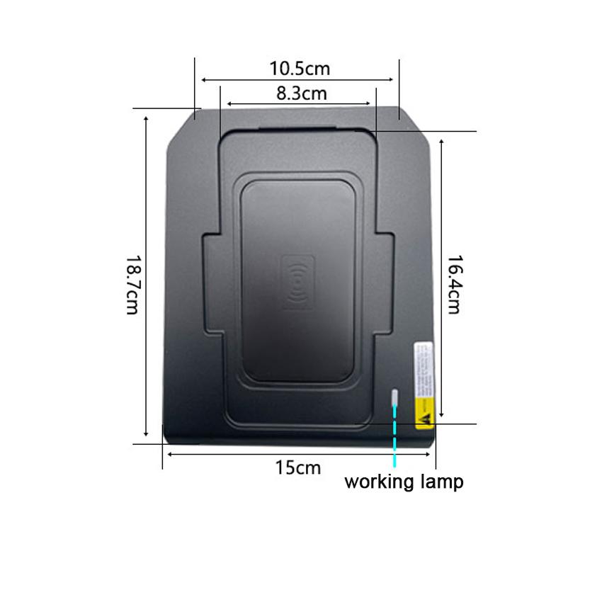 For Volkswagen T-Cross 2019 2020 2021 2025 Car QI Wireless Charger 15w Fast Charging Plate Phone Holder Wireless Phone Charger