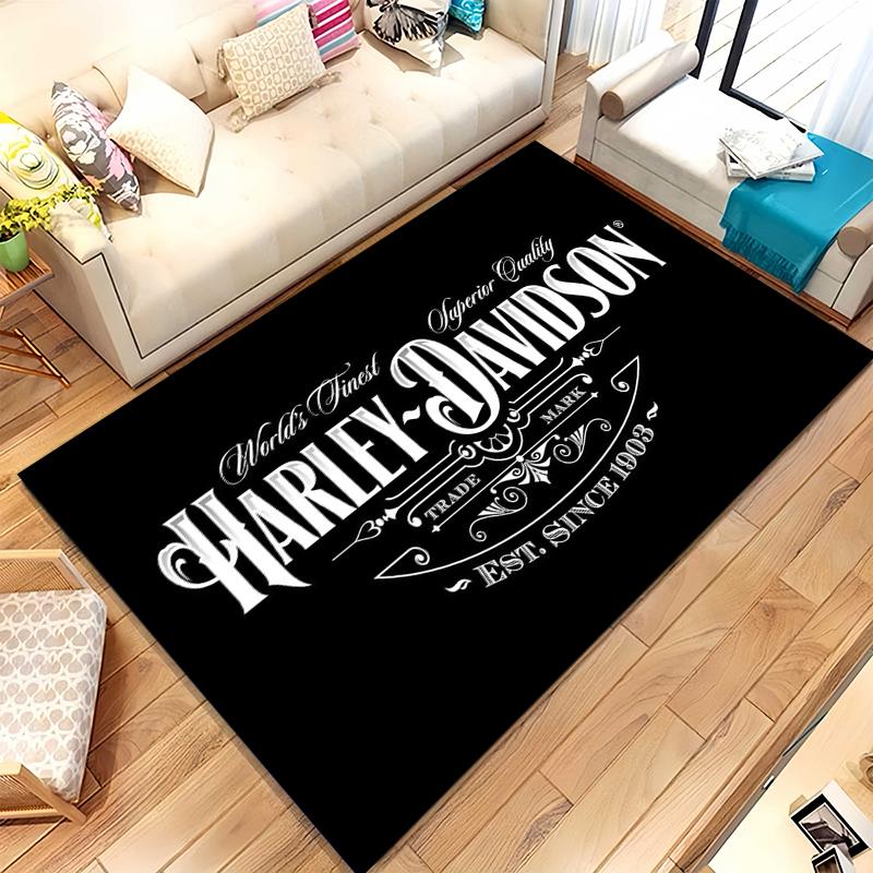 

Retro H-Harleys Racing Moto Living Room Non-Slip Area Rug Soft Carpet for Bedroom Kids Playroom Sofa,Home Decor Doormat Gift 40x60cm