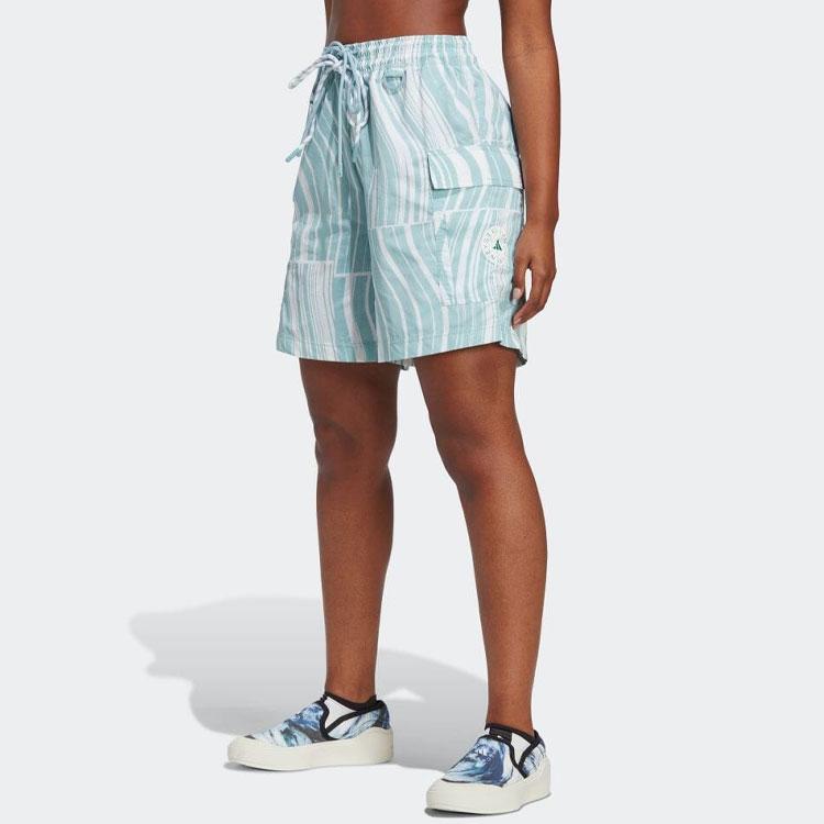 Adidas By Stella McCartney Truenature Color Block Hiking Shorts Women Shorts White HT1120