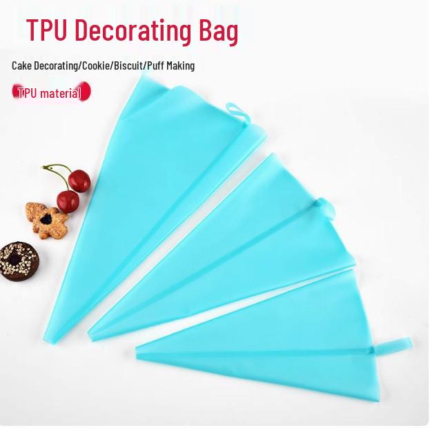 Sac à poche riutilizzabili in silicone e TPU ispessiti - Strumenti per pasticceria disponibili nelle taglie Piccola, Media, Grande ed Extra Large
