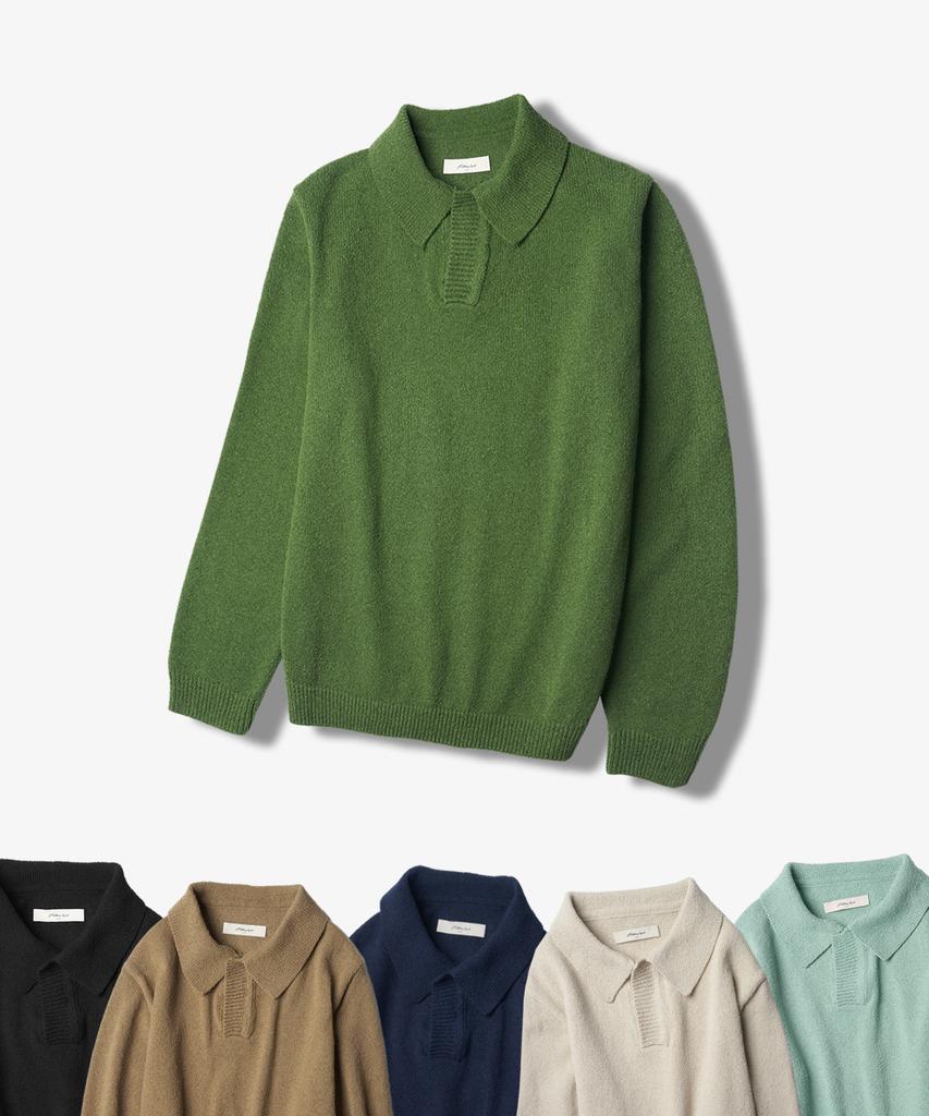 HALBKREIS LAYOUT T20026 Boucle Collar Knit_6 Color