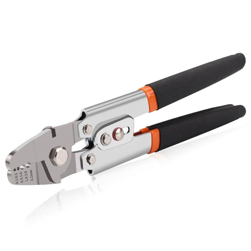 

Wire Rope Crimping Tool - Swager and Crimper for Fishing Lines and Aluminum Crimping Loop Sleeves up to 2.2mm Pliers