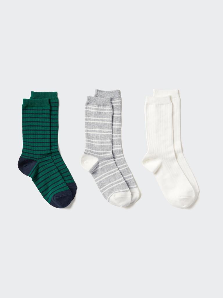 Uniqlo Socks 3p  Stripe 