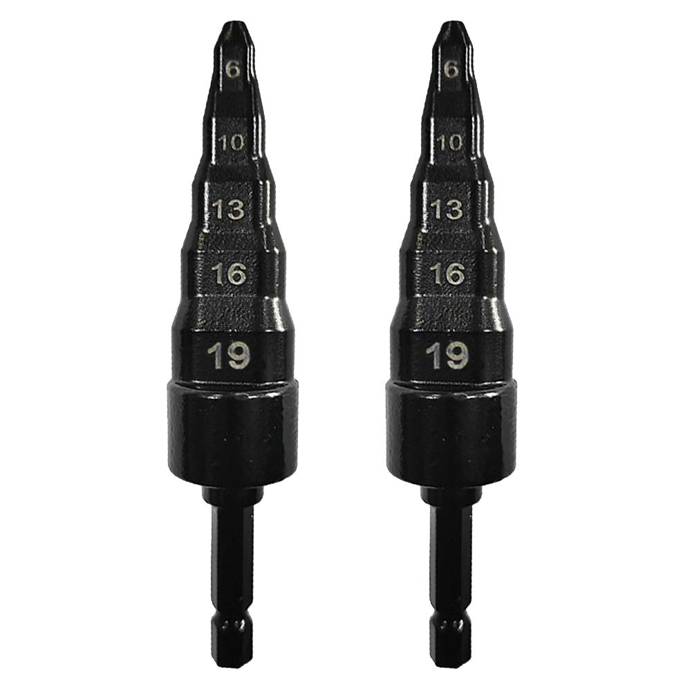 5 In 1 Air Conditioner Copper Pipe Expander Swaging Drill Bit Set Swage Tube Expander Soft Copper Tubing Tools or HVAC Repair