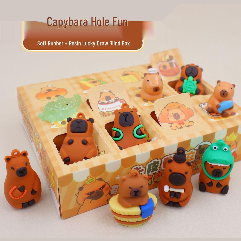 Capybara Blind Box Game - Cute Toy, Children's Day Reward, Fun Student Gift Unboxing