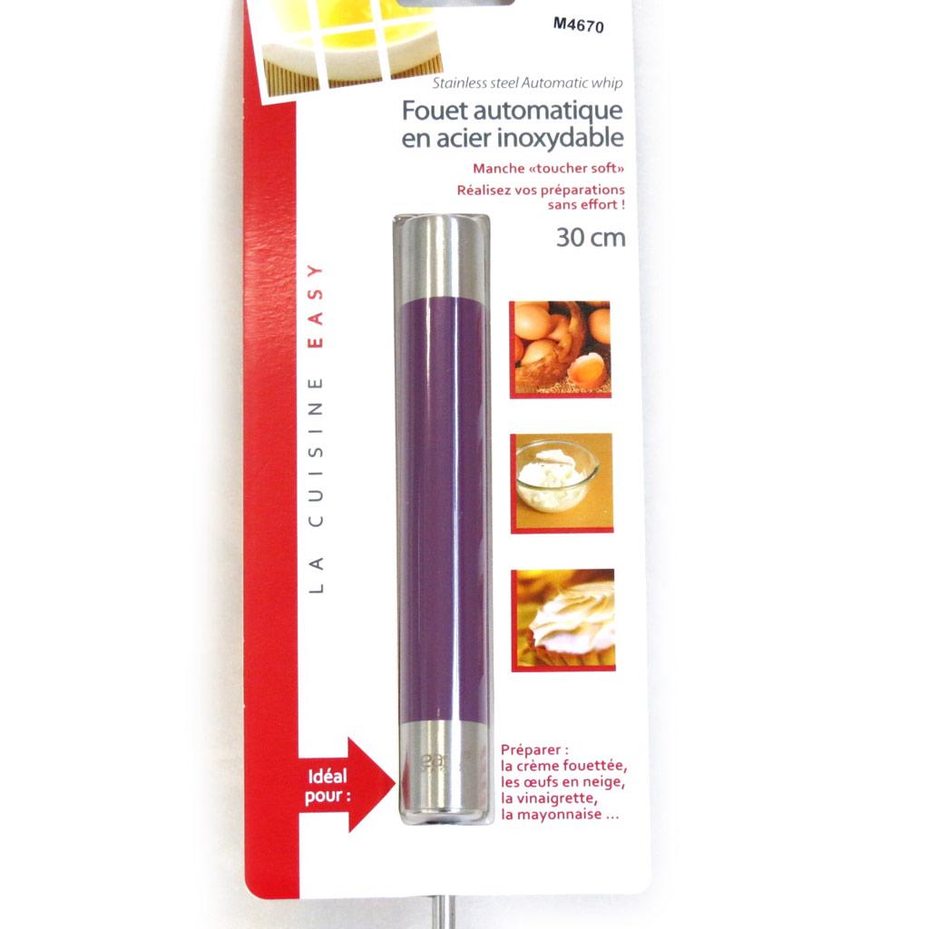 Les Trésors De Lily [M4670] - Automatic Whisk 'Astuces' Purple - 30 Cm