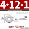 Extra Large Galvanized Metal Flat Washer - Thickened Round Screw Washer M6-M16