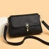 Single Shoulder Crossbody Bag - Simple Patterned Mid-aged Woman's Bag - Trendy Small Square Bag