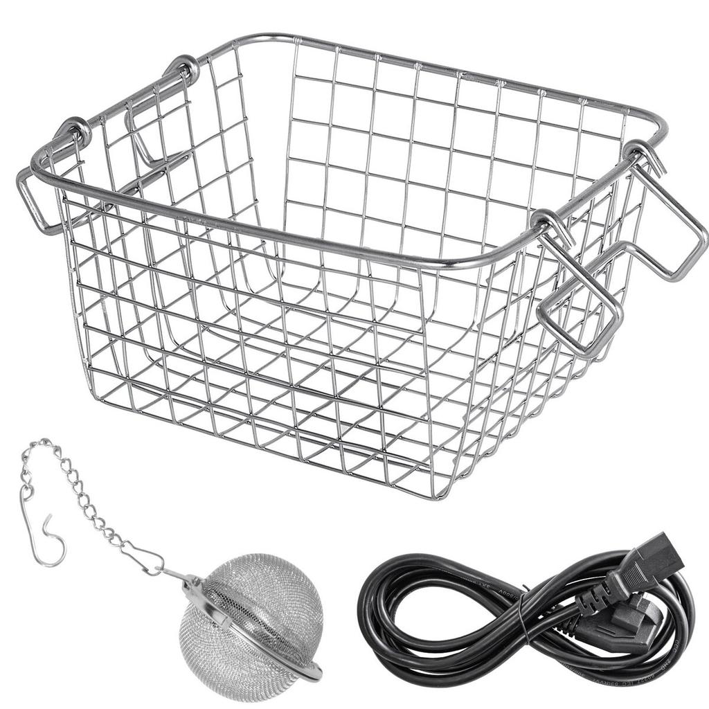 2L Ultrasonic Cleaner Stainless Steel Ultrasonic Cleaner Digital Heater Timer Jewelry Cleaning for Commercial Personal Home Use(2L)
