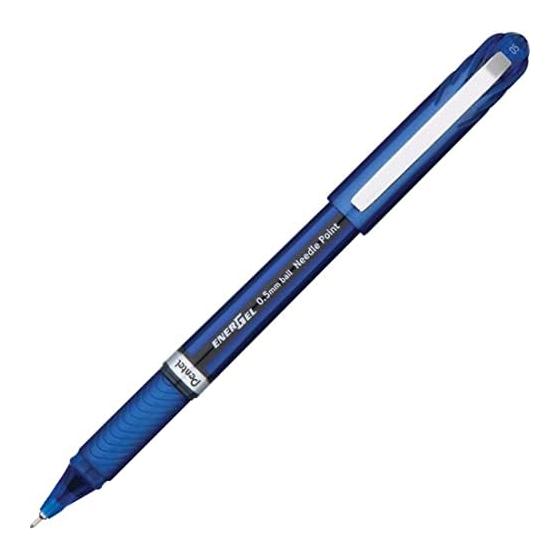 Шариковая ручка Pentel Гелевые чернила Energel Euro 0,5 мм Синий корпус BLN25-C Синий