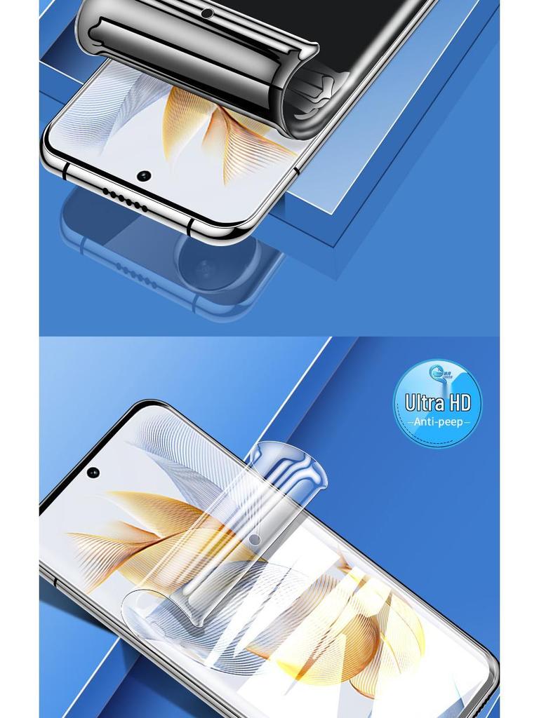 Hartowane folia hydrożelowa z funkcją prywatności do Honor 90: Pełne pokrycie, Przeciw podglądaniu, Odporne na upadki