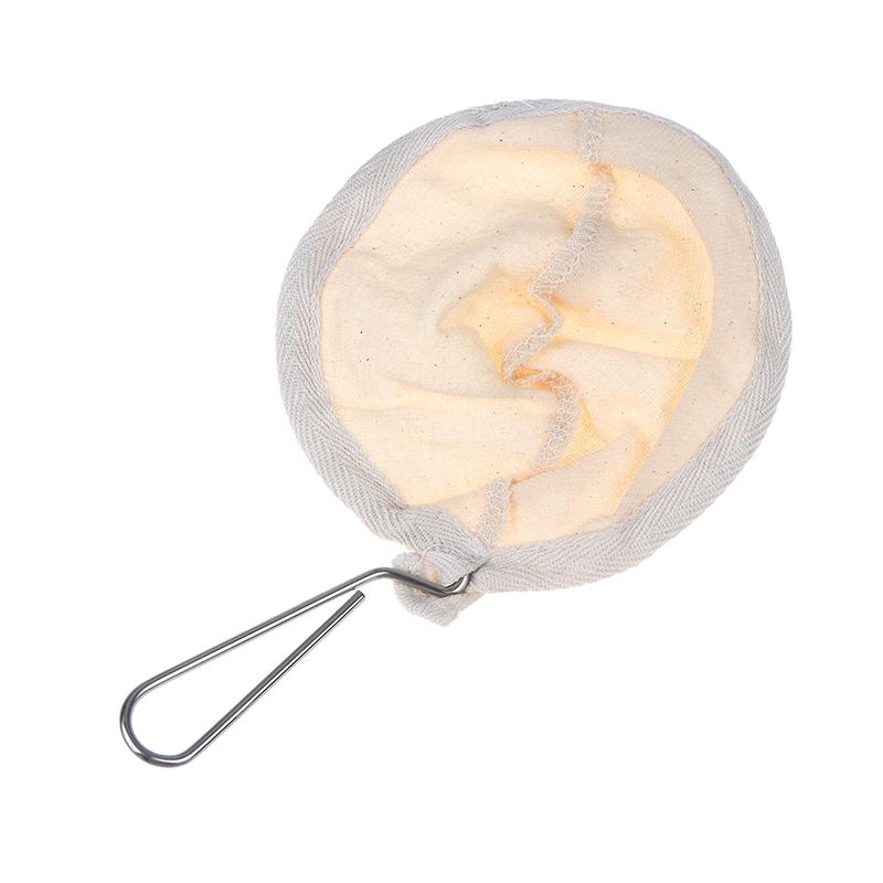 Coffee Flannel Cloth Strainer Reusable Corrosion Prevention Tea Filter Dropping Pot Mesh Basket Tools Coffee Utensils