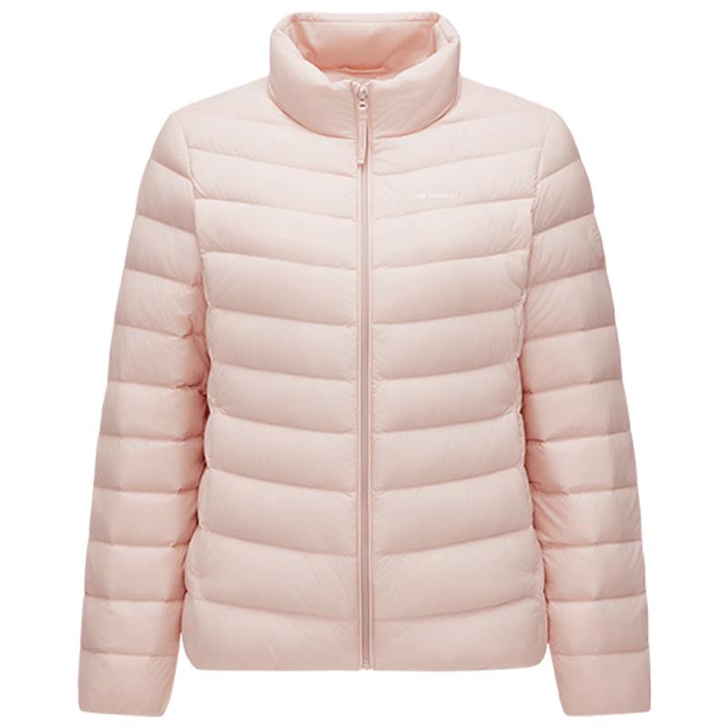 Tanboer Women's Lightweight Stand Collar Short Down Jacket TB60330266