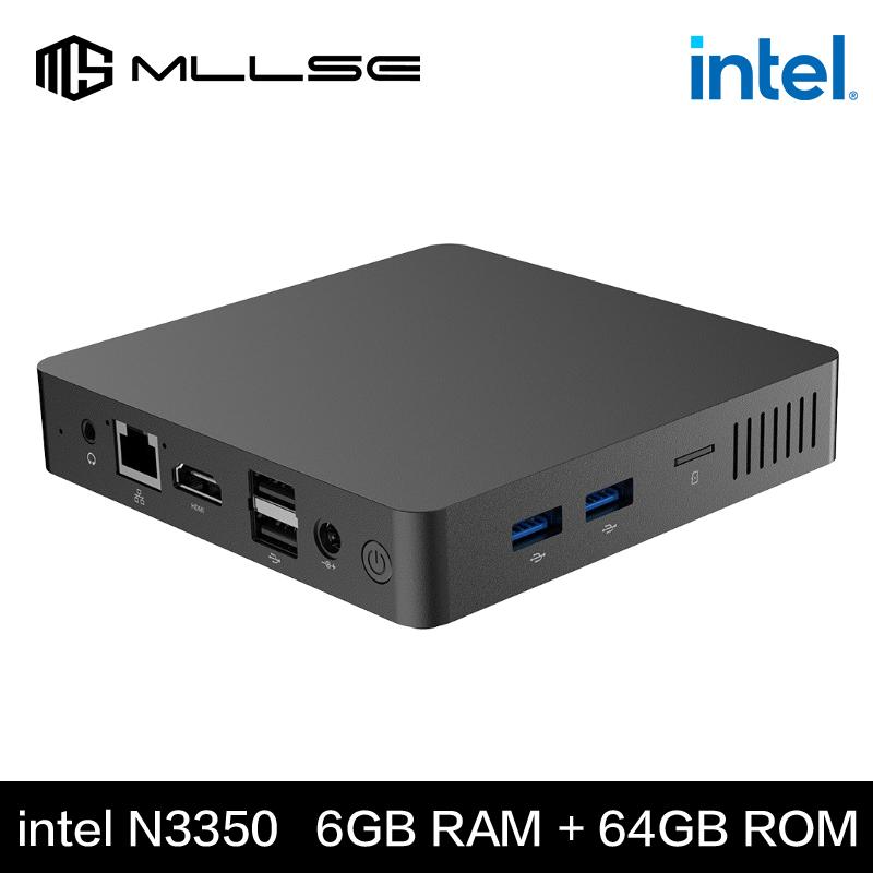 ERVPES B20E Mini-PC Intel J3710 8 GB RAM 128 GB SSD Windows 11 PC Dualband-WLAN/Bluetooth Alles-in-einem-HDMI-MINI-Computer