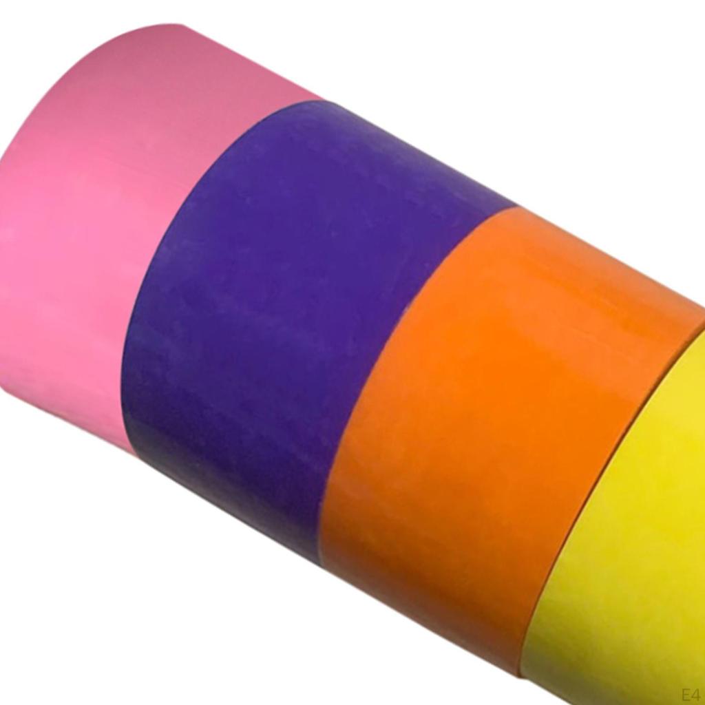 6 Pcs Colored Sticky Tapes/ Crafts Interesting Sensory Toys Creative/ Relax Party /