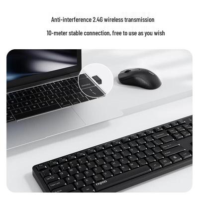 Rapoo X2800S Full-Size Wireless Keyboard and Mouse Combo