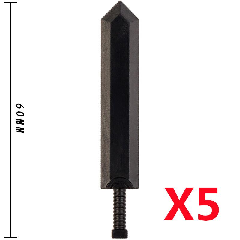 MOC Medieval Military Anime Figures Weapons Building Blocks Toys Soldiers Shield Sword Bow Trident Ax Gun Hammer DIY Gifts K027