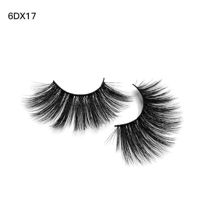 

1 Pair Of 25Mm Imitation Mink False Eyelashes, Natural Slender And Dense Multi-Layer Exaggerated Eyelashes