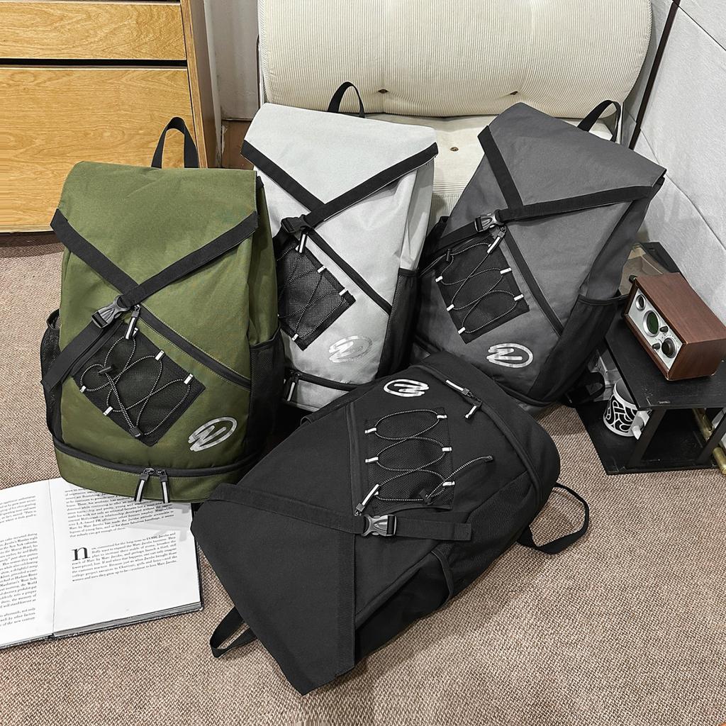 Schoolbag Sports Backpack Men's Basketball Bag Large Capacity Outdoor Travel Backpack Commuter School Bag Training Fitness Storage Bag