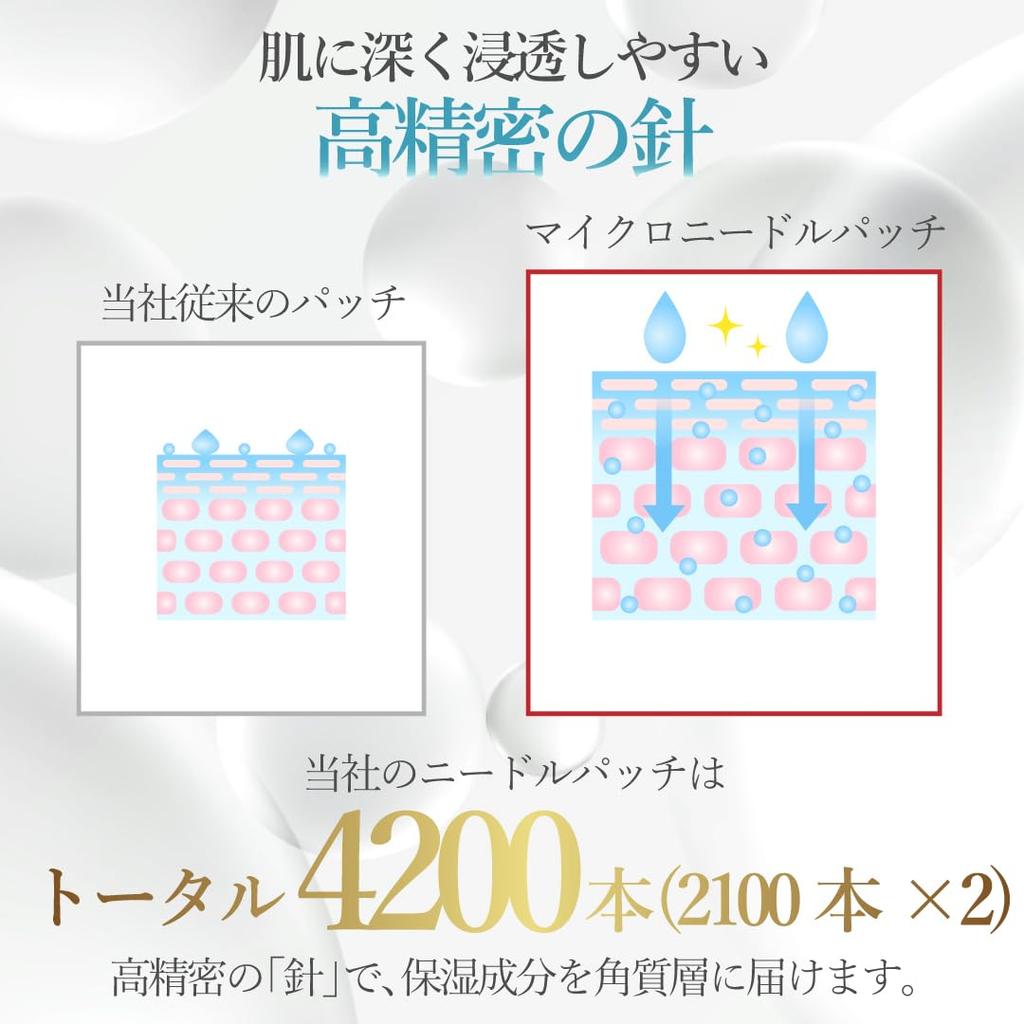 by a JASDA Certified Skincare Microneedle Hyaluronic Acid Patches for Forehead and Brow Yeamon Unisex [Supervised Specialist] 4-Use Area, Needle,