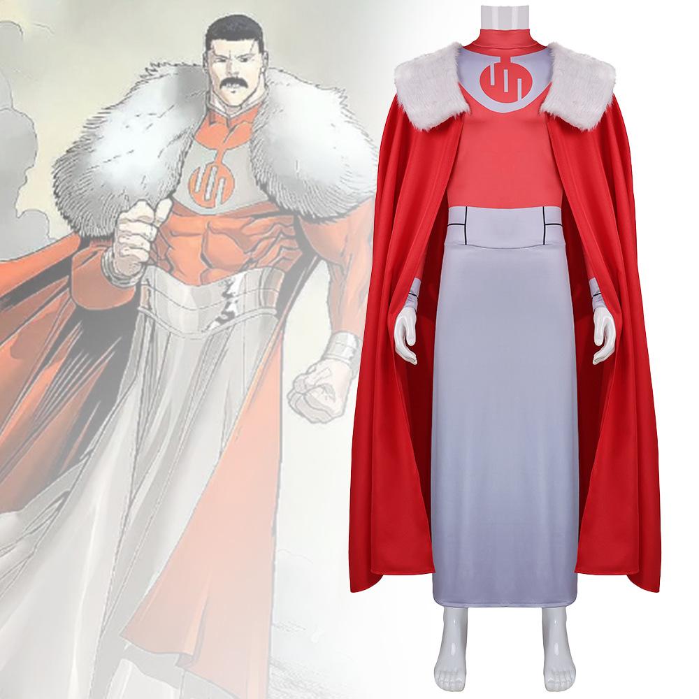 Invincible Kid cosplay outfit, Invincible Young Hero, Great Regent King Cuige, Halloween one-piece robe cosplay in stock
