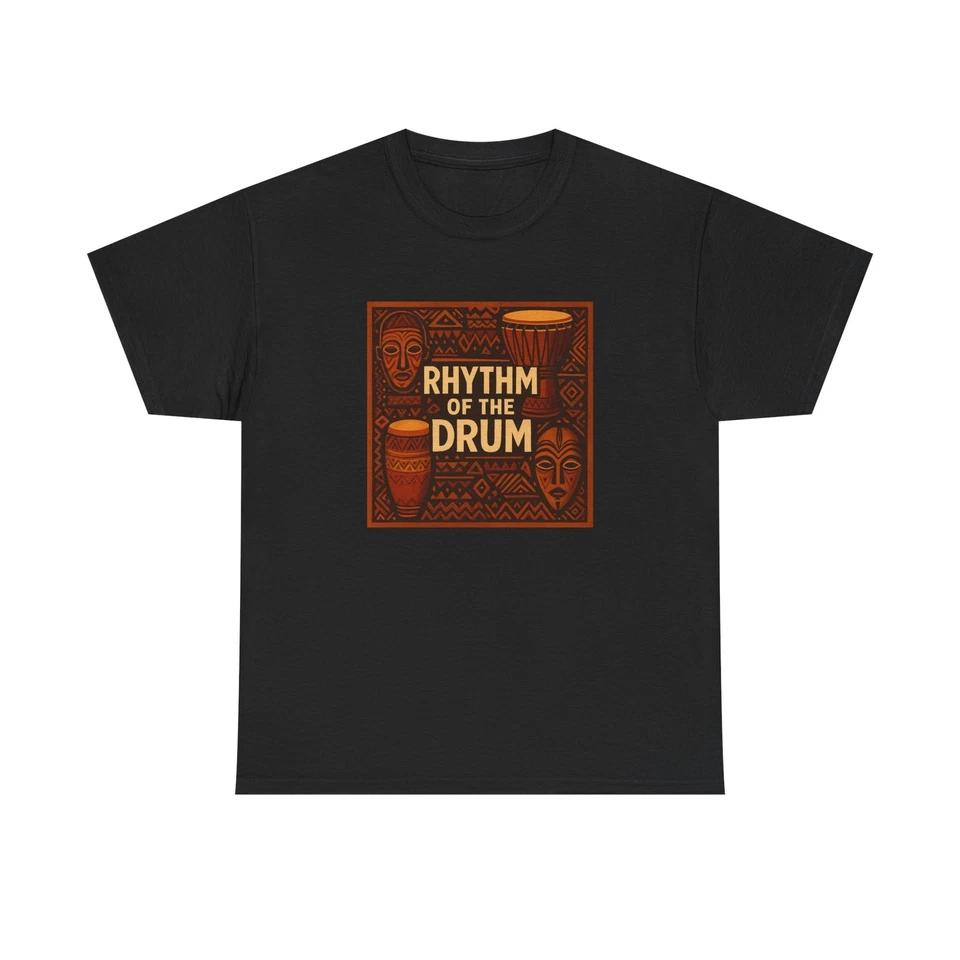 Unisex Adult T Shirt African Tribal Vibes Rhythm of the Drum 4XL