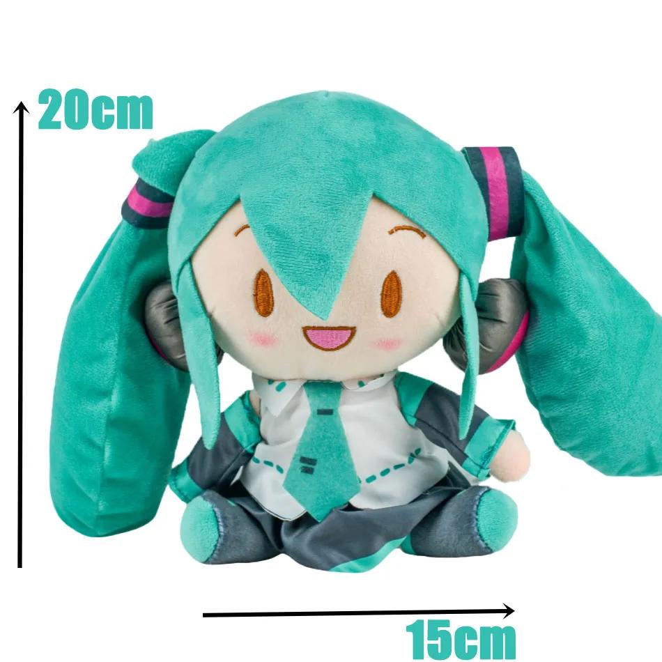 20cm Cute Sitting Plush Doll Anime Character Sakura Snow Version Soft Toy Christmas Gift For Kids