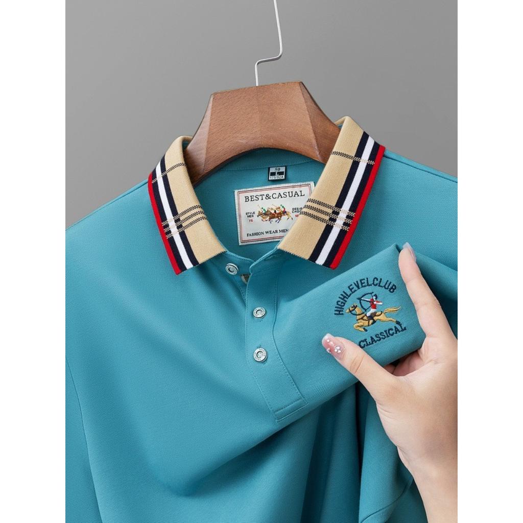 STORN Summer Men's Polo Shirts High Quality Solid Color Short Sleeve Turn Down Collar Embroidery Casual Male Tees