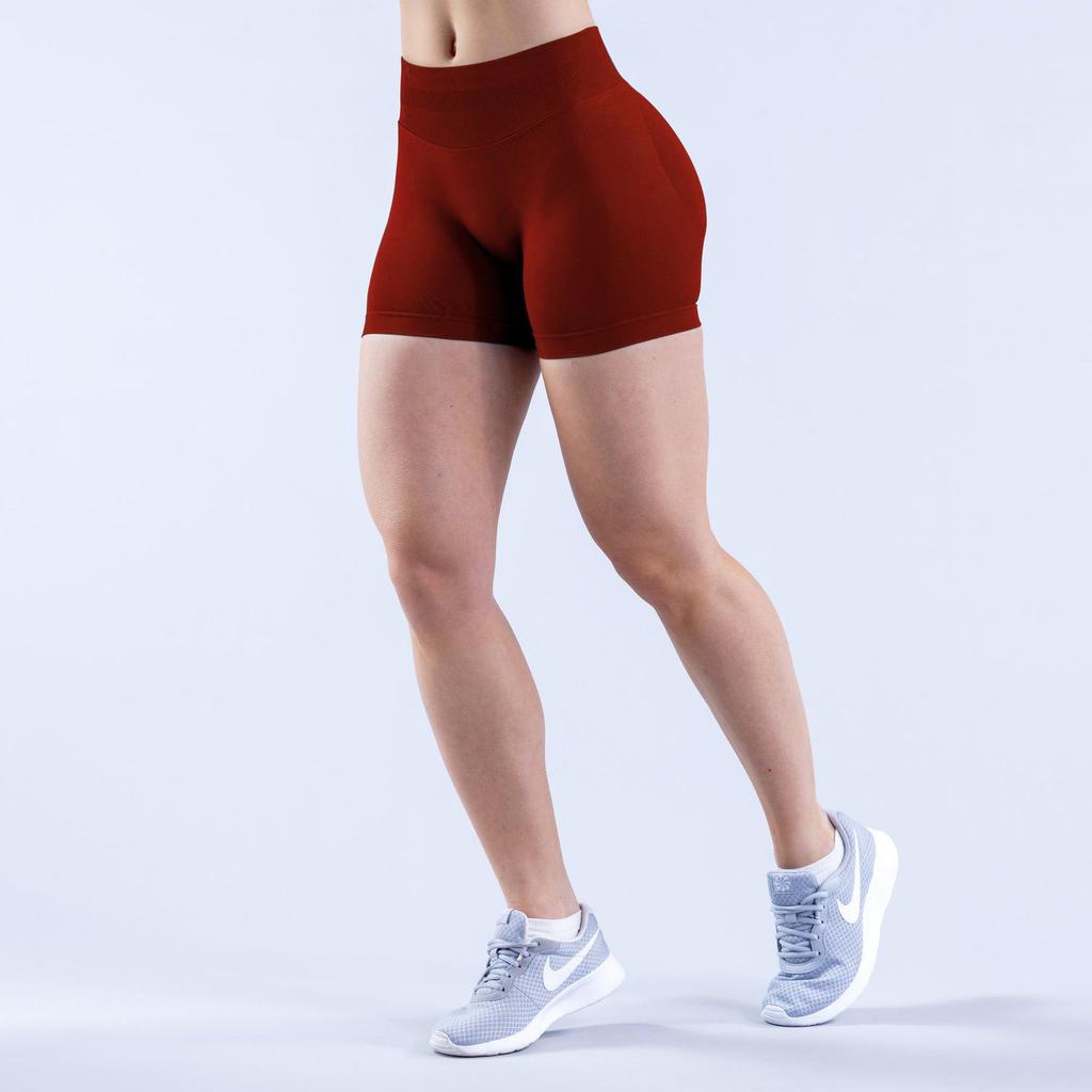 Dfyne Naadloze Dames Yogashorts - Billiftend, Hardloop-, Fitnessbroek