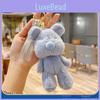 Candy Colored Delightful Plush Bear Keychain Cute Cartoon Pendant For Girls Stylish