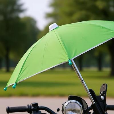 Sunshade Umbrella Waterproof Small Helmet Sunscreen Phone Stand Bracket Motorcycle Mobile Phone Holder Protect Phone From Rain