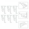 Curtain Clips Accessories Bathroom Clear For Blind Valance