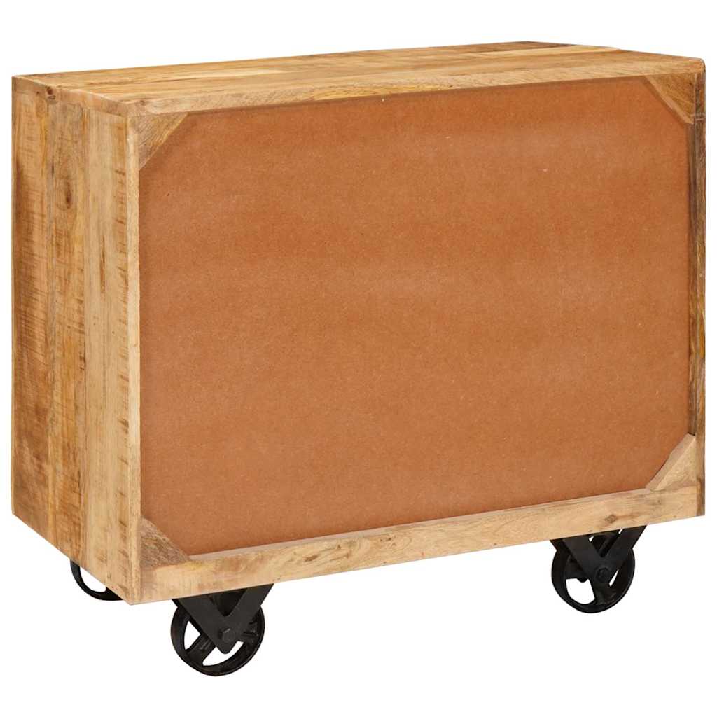 Sideboard Brown 70 X 38 X 63 Cm Solid Mango Wood