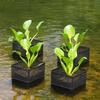 4Pcs Breathable Mesh Pond Plant Baskets Reusable Enhanced Root Hydration Aquatic Planting Bags Multi-purpose Square/Round